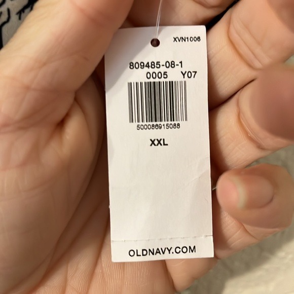 NWT OLD NAVY One Piece Black and White Square Neck Swimsuit Size XXL - Picture 6 of 16